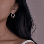 boucles d'oreilles créoles torsadé - Image 2